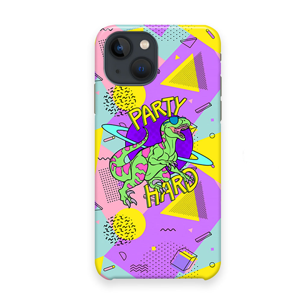 Hard Party with Dinosaur iPhone 13 Case