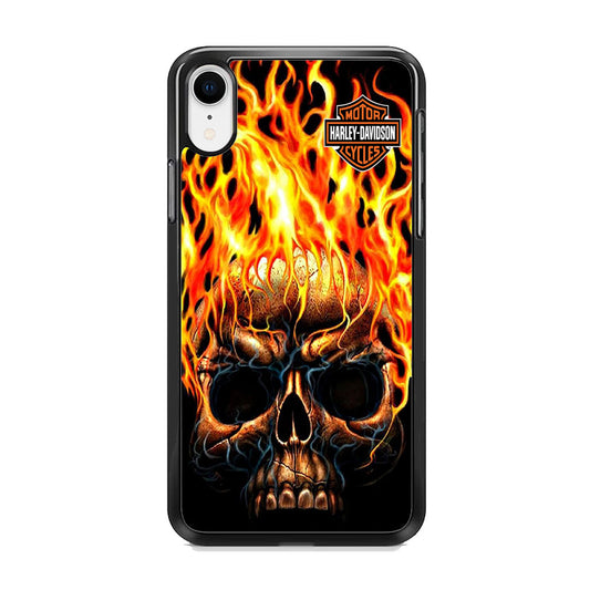 Harley Davidson Ghost Skull iPhone XR Case