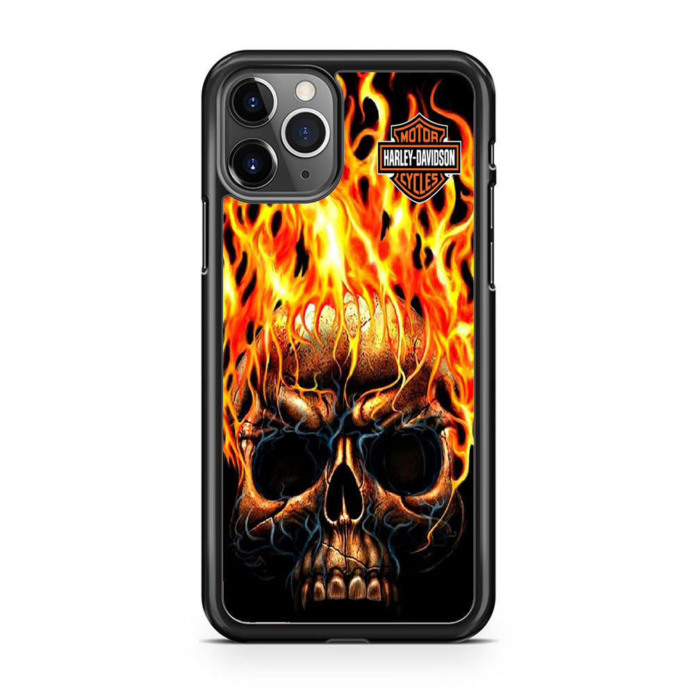 Harley Davidson Ghost Skull iPhone 11 Pro Case