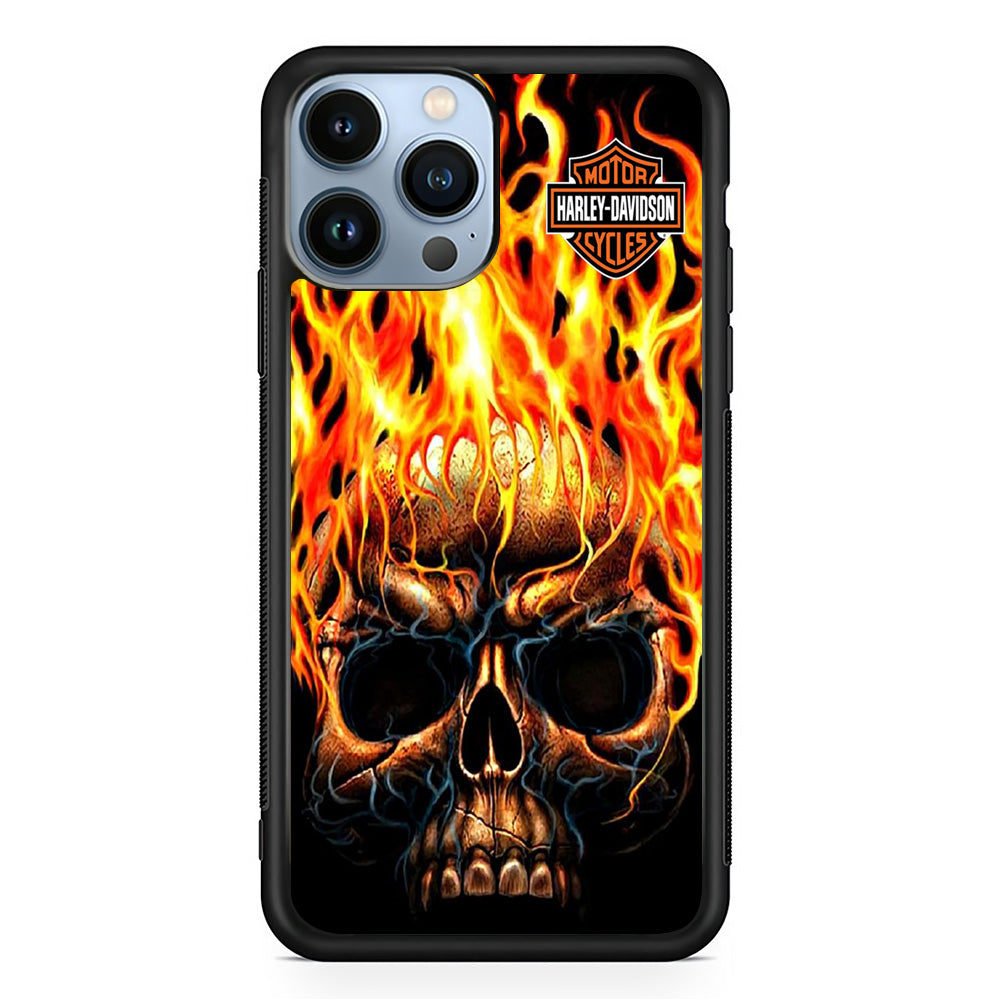 Harley Davidson Ghost Skull iPhone 13 Pro Max Case