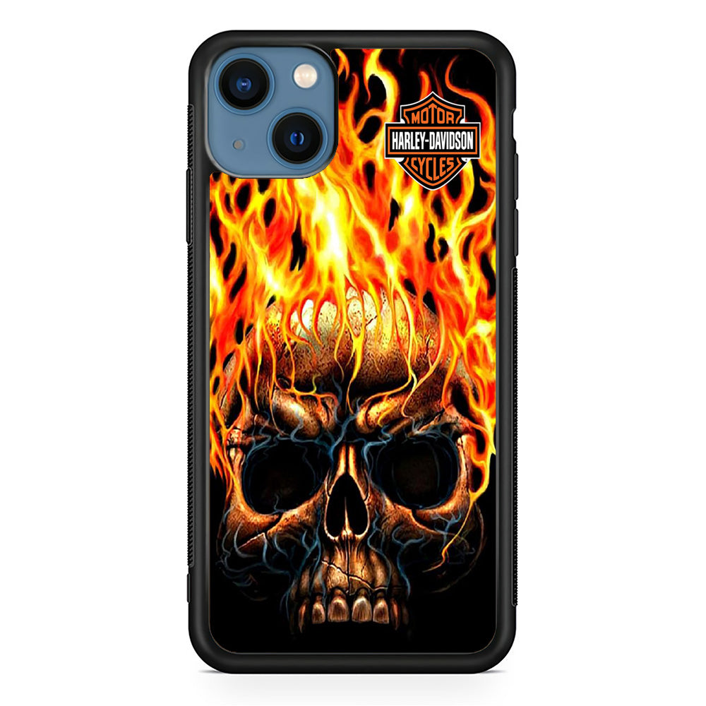 Harley Davidson Ghost Skull iPhone 13 Case