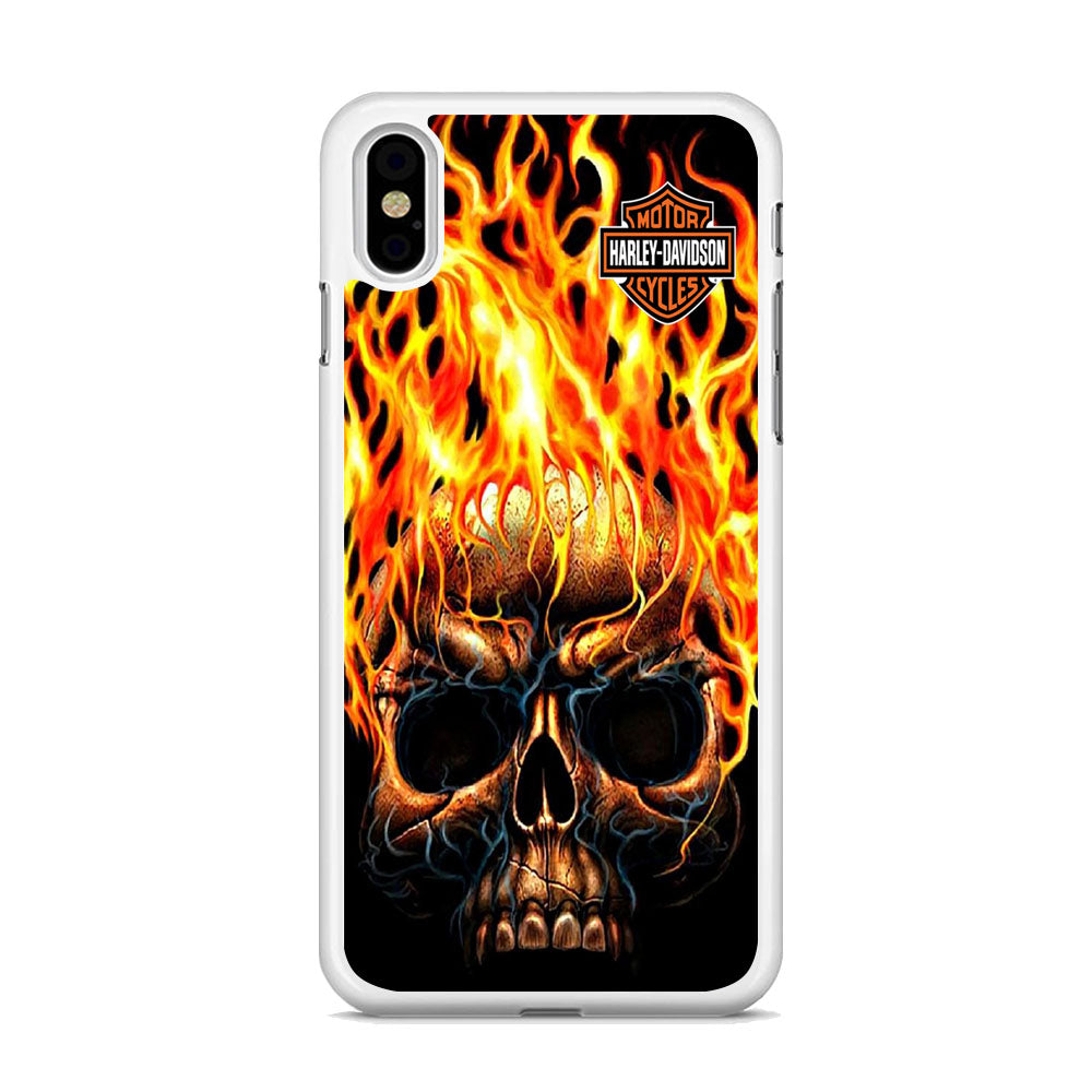 Harley Davidson Ghost Skull iPhone Xs Case