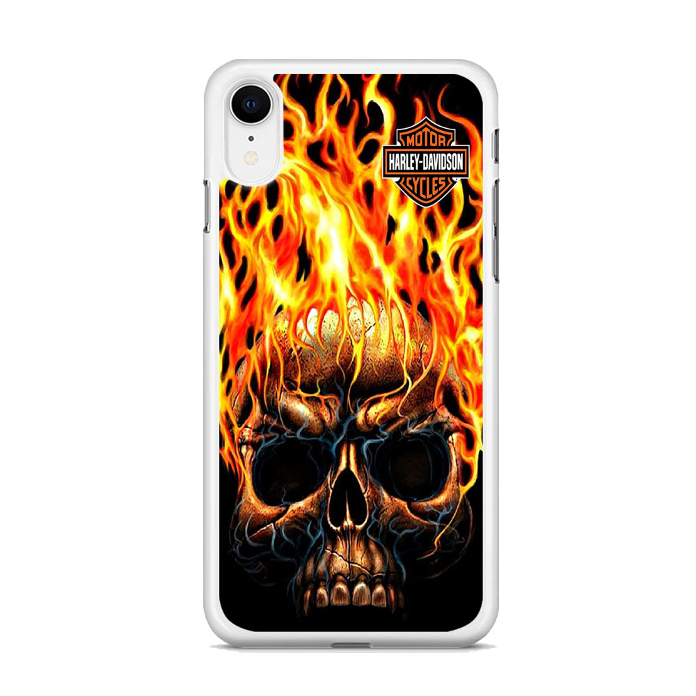 Harley Davidson Ghost Skull iPhone XR Case