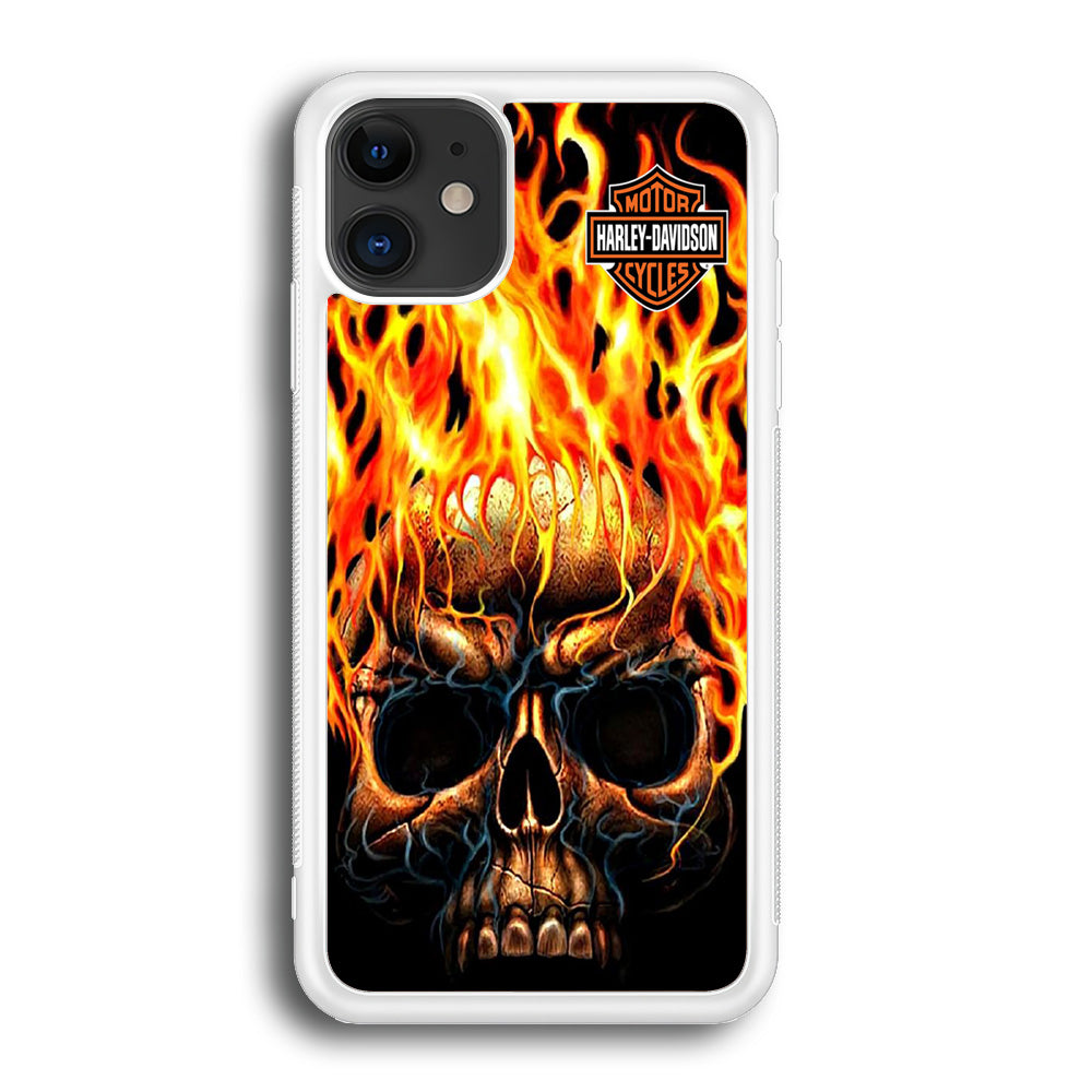 Harley Davidson Ghost Skull iPhone 12 Case