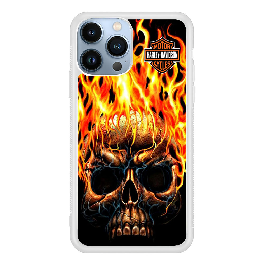 Harley Davidson Ghost Skull iPhone 13 Pro Max Case