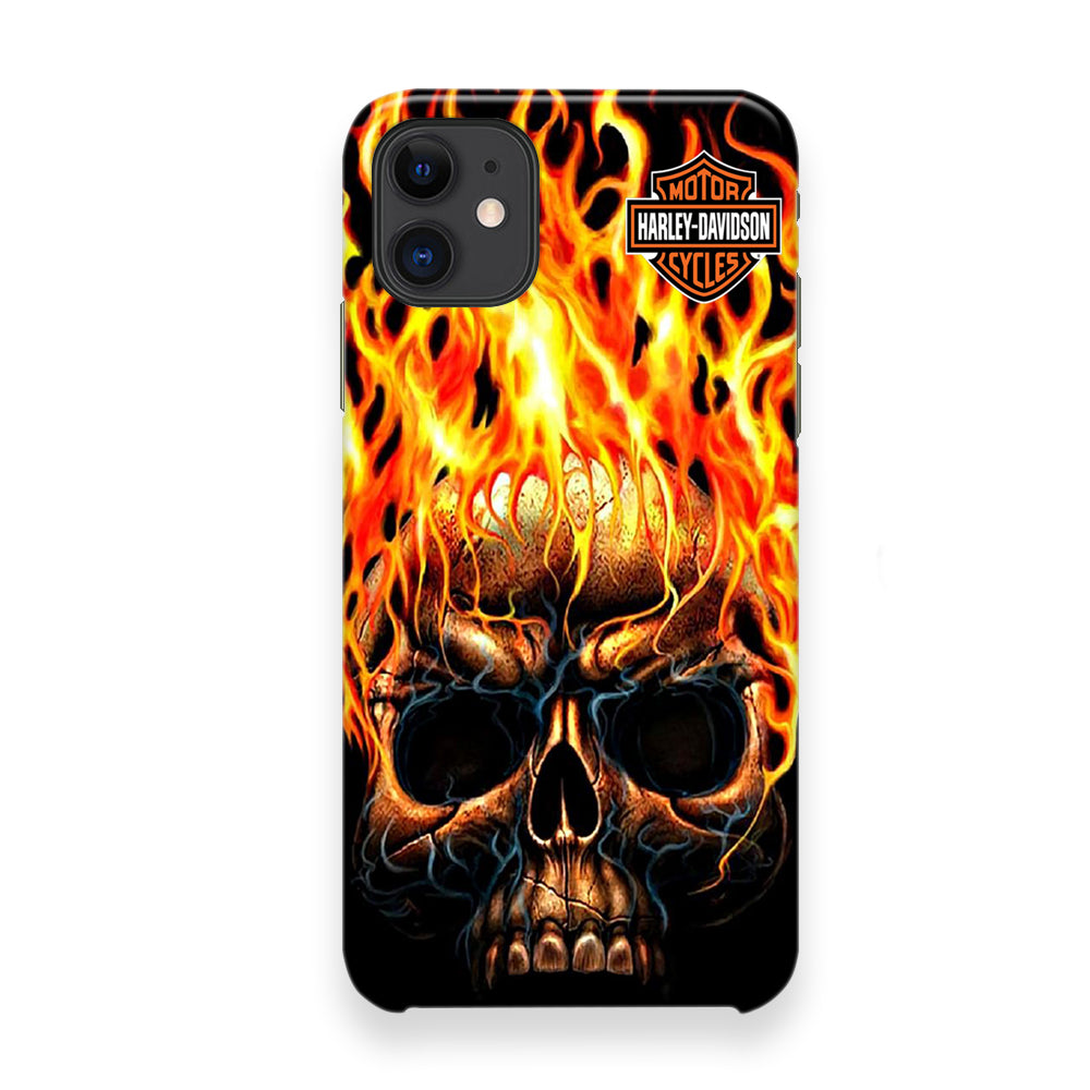 Harley Davidson Ghost Skull iPhone 12 Case