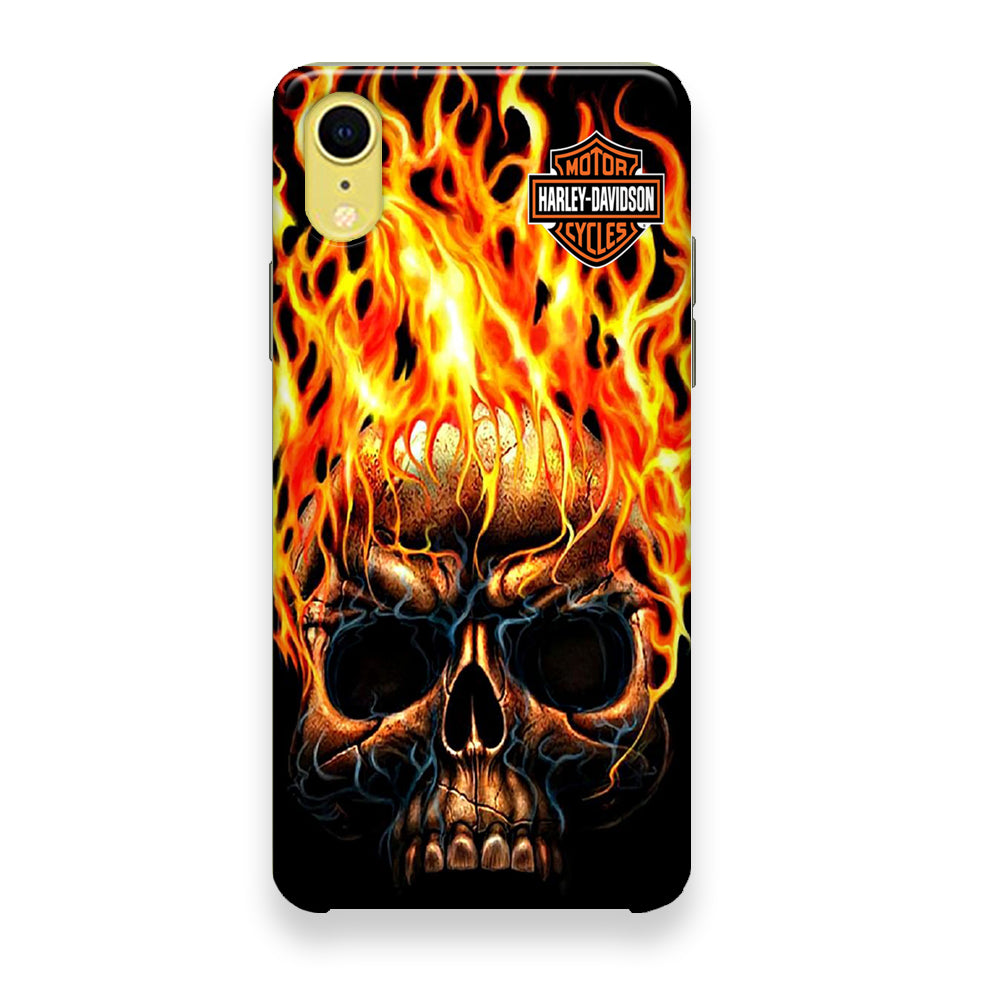 Harley Davidson Ghost Skull iPhone XR Case