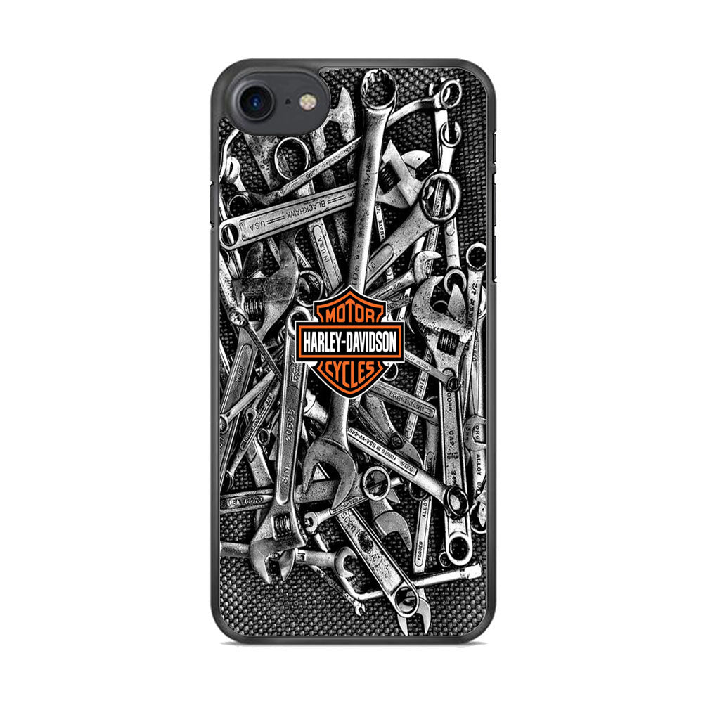 Harley Davidson Mechanic Tools Background  iPhone 7 Case