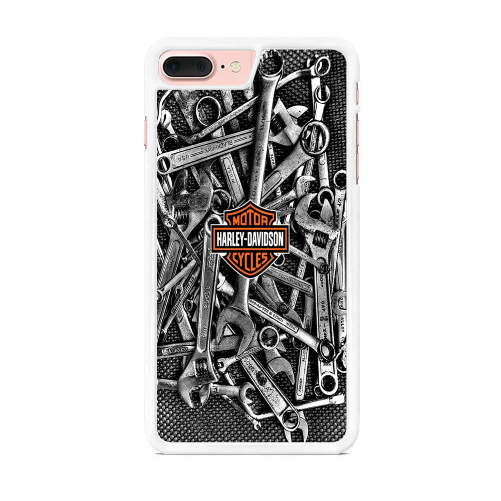 Harley Davidson Mechanic Tools Background iPhone 7 Plus Case