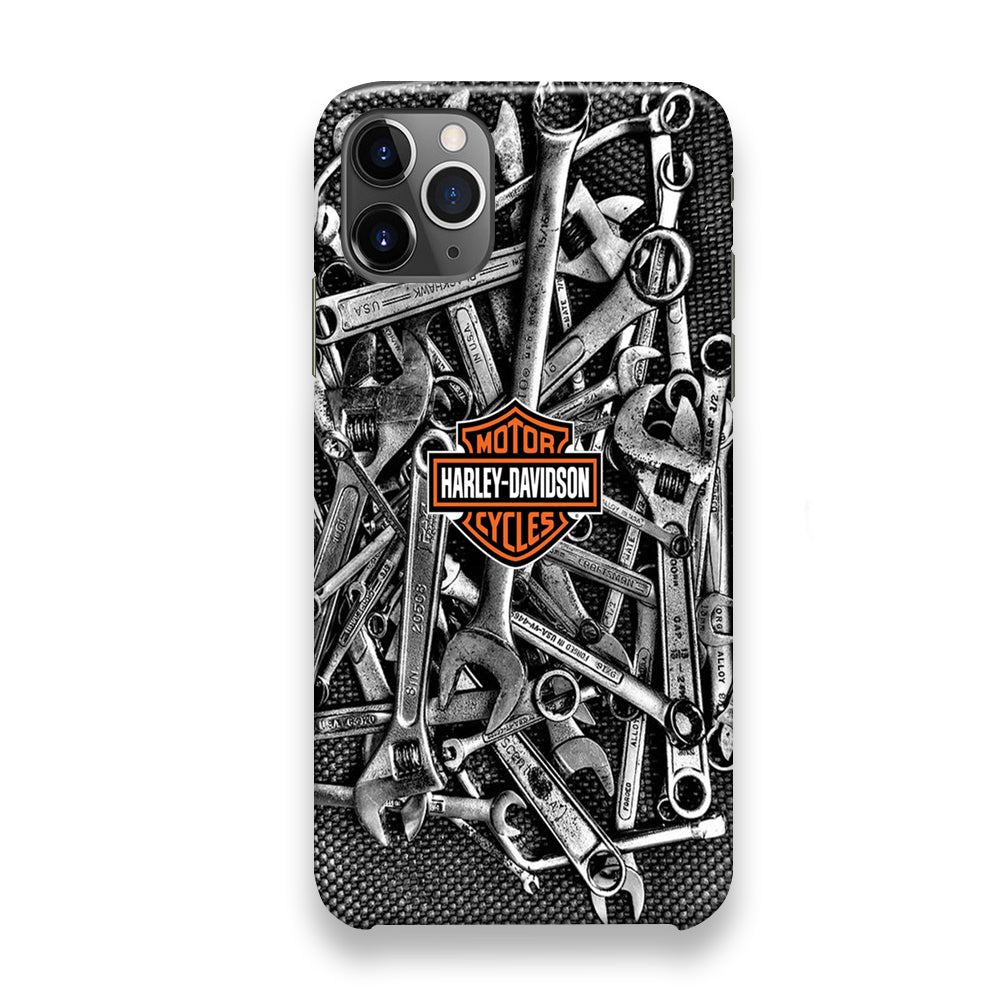 Harley Davidson Mechanic Tools Background iPhone 12 Pro Max Case