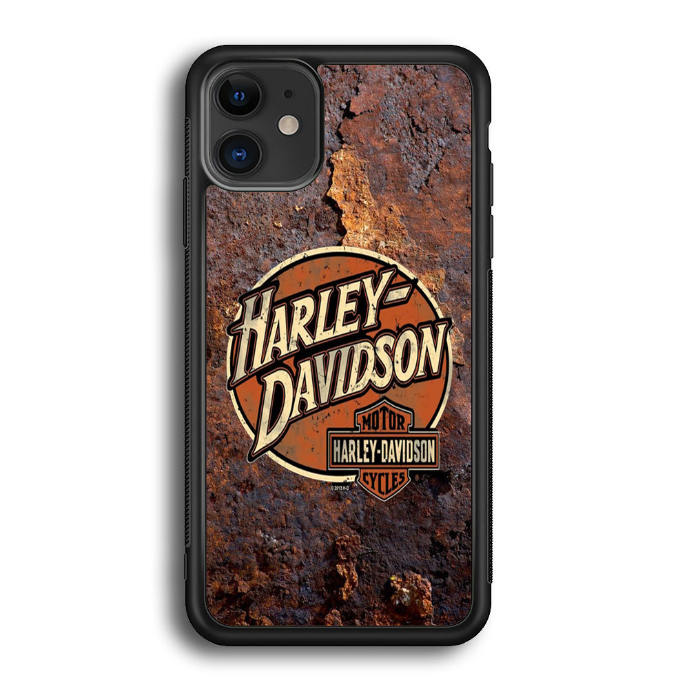 Harley Davidson Rusty Surface Symbol iPhone 12 Case