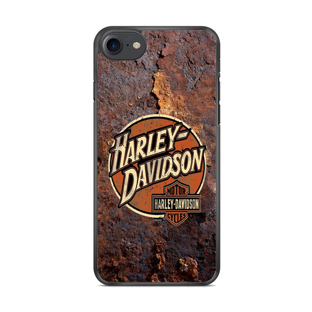 Harley Davidson Rusty Surface Symbol iPhone 7 Case