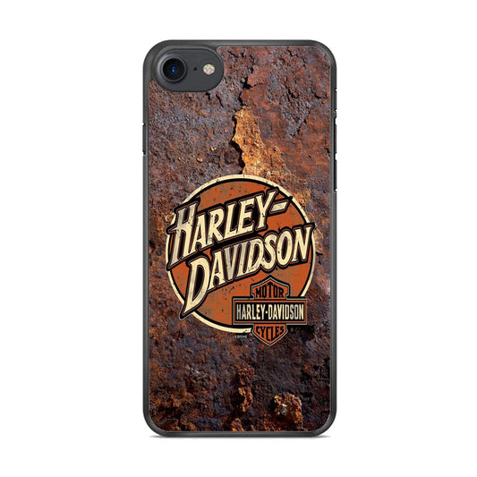 Harley Davidson Rusty Surface Symbol iPhone 7 Case