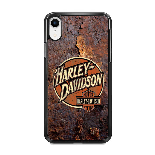 Harley Davidson Rusty Surface Symbol iPhone XR Case