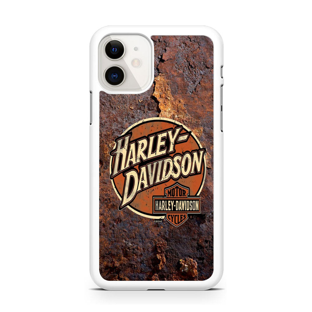 Harley Davidson Rusty Surface Symbol iPhone 11 Case