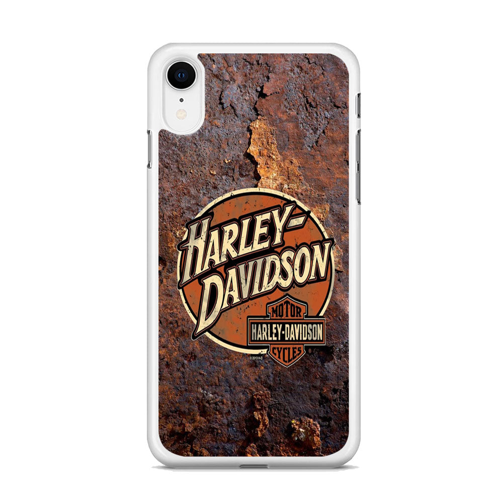 Harley Davidson Rusty Surface Symbol iPhone XR Case