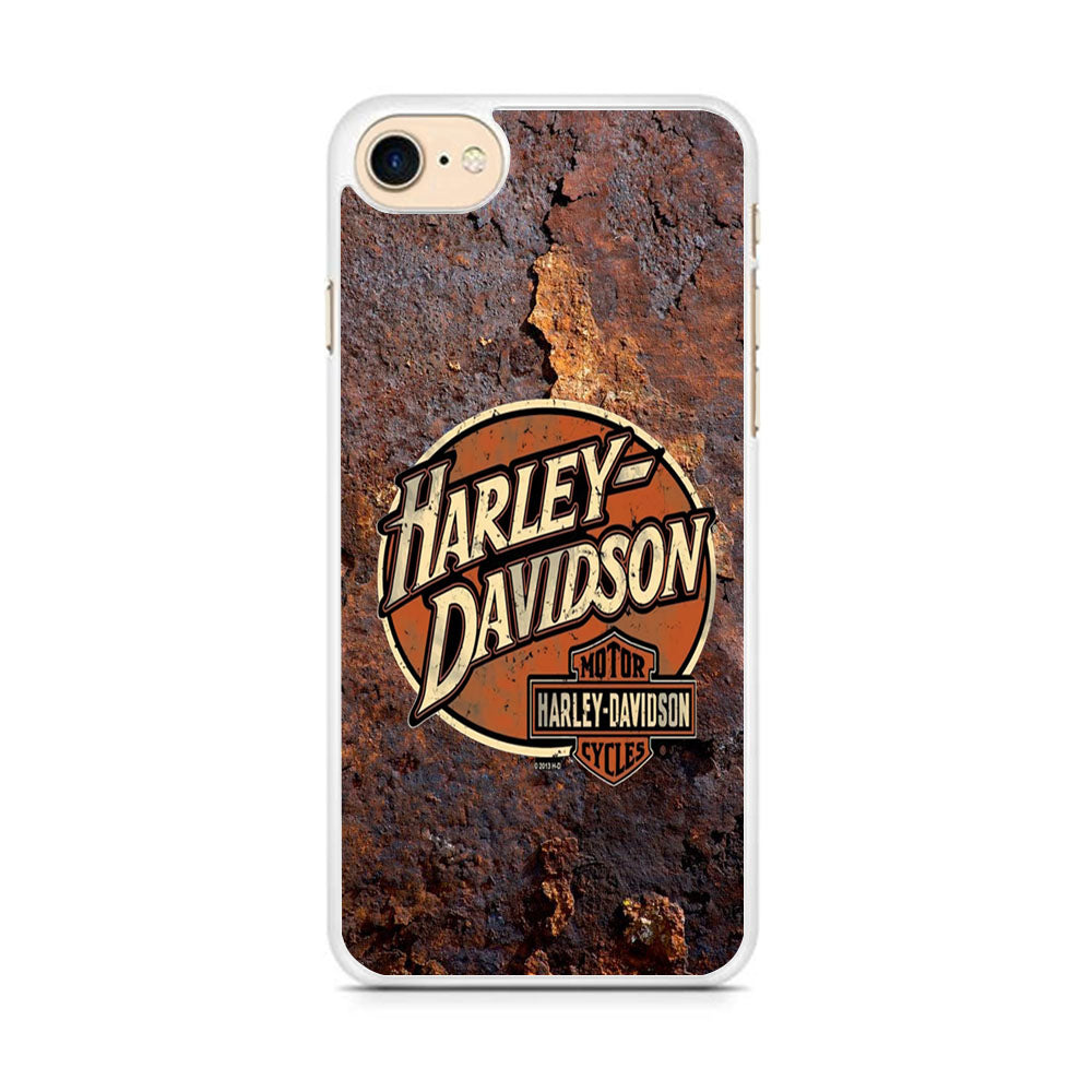 Harley Davidson Rusty Surface Symbol iPhone 7 Case