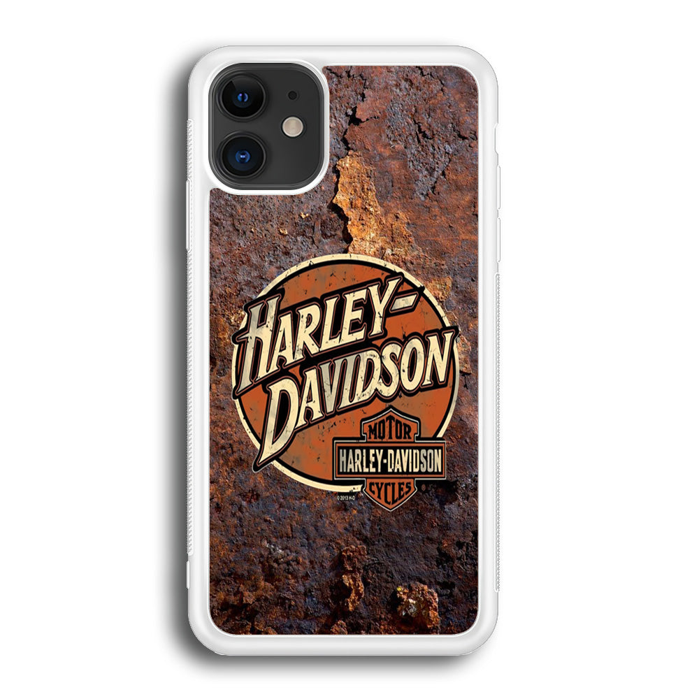 Harley Davidson Rusty Surface Symbol iPhone 12 Case