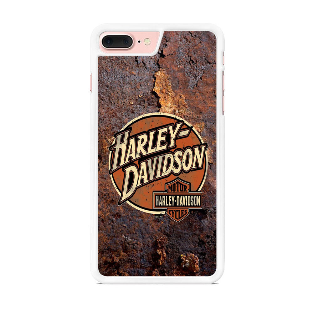 Harley Davidson Rusty Surface Symbol iPhone 8 Plus Case