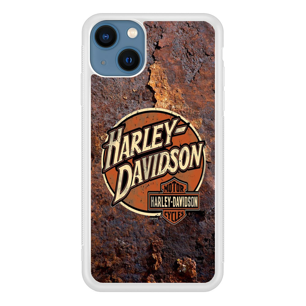 Harley Davidson Rusty Surface Symbol iPhone 13 Case