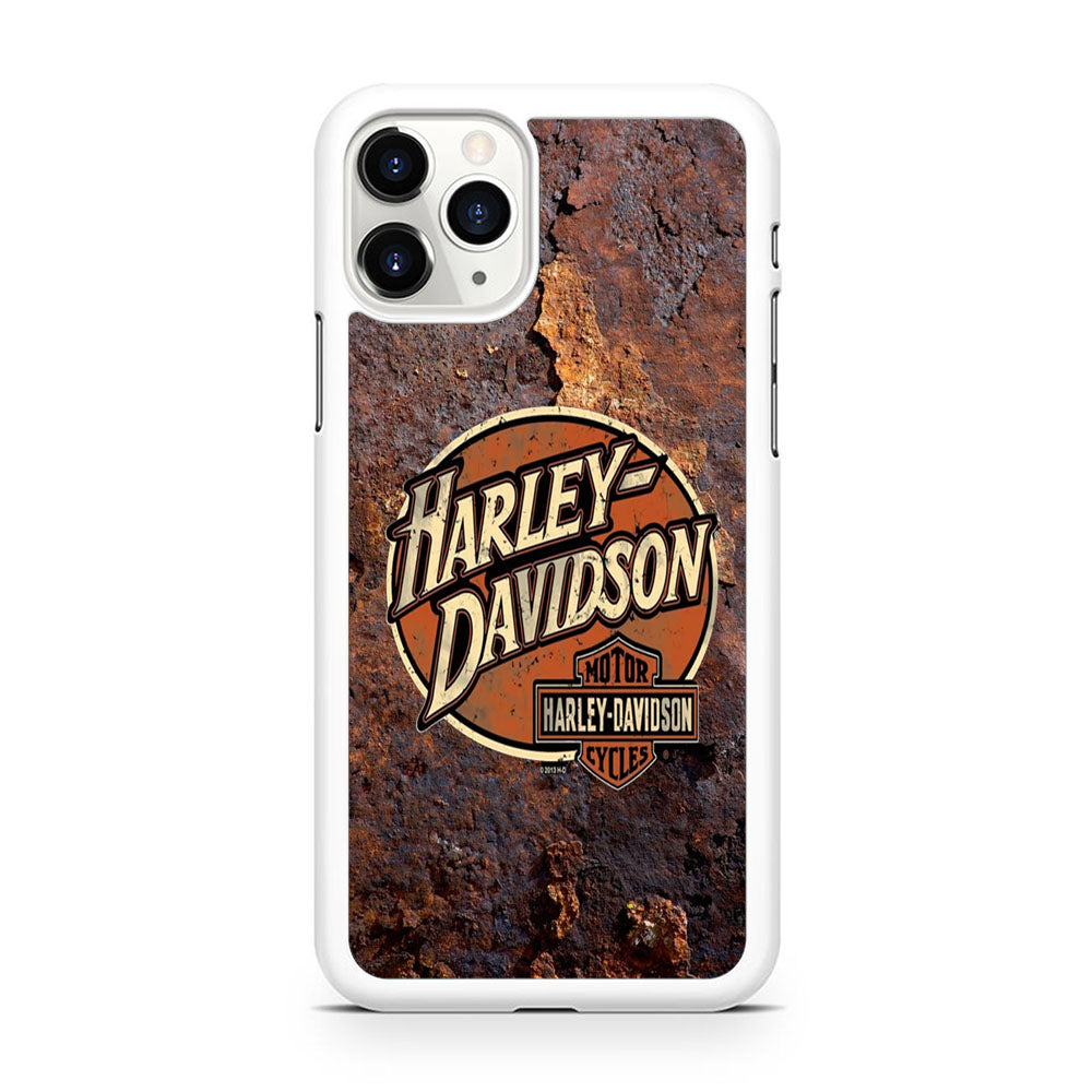 Harley Davidson Rusty Surface Symbol iPhone 11 Pro Case