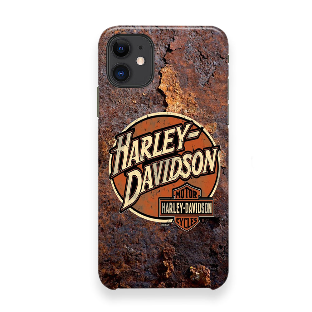 Harley Davidson Rusty Surface Symbol iPhone 12 Case