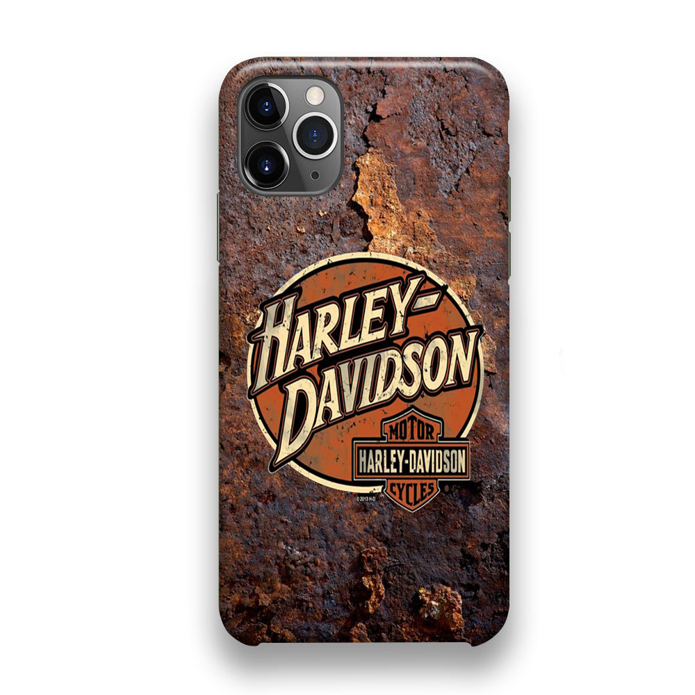 Harley Davidson Rusty Surface Symbol iPhone 11 Pro Case