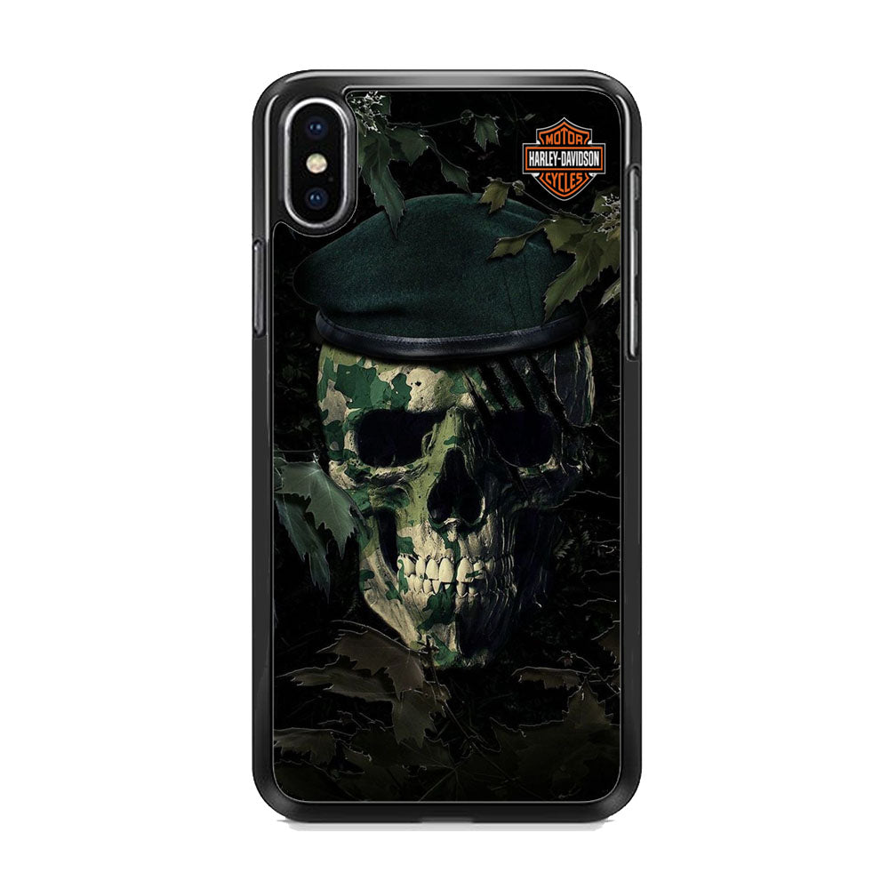 Harley Davidson The Army Camo iPhone Xs Case