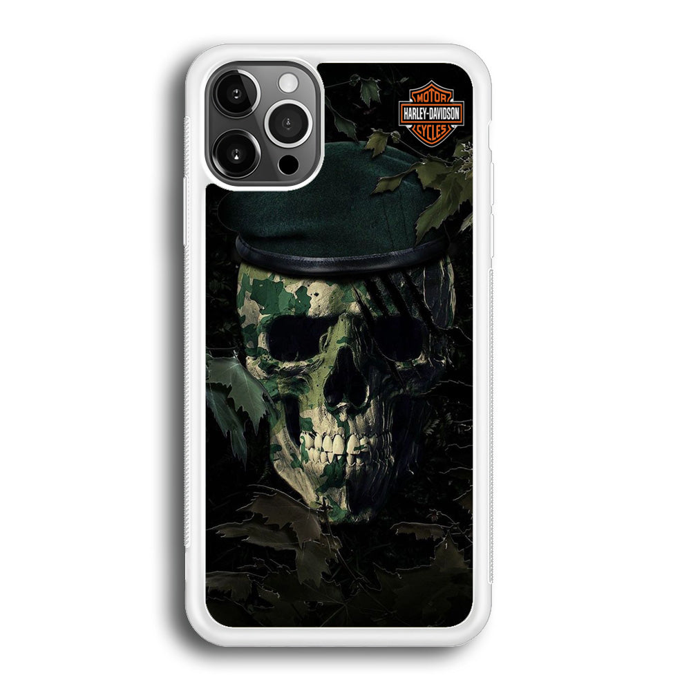 Harley Davidson The Army Camo iPhone 12 Pro Max Case