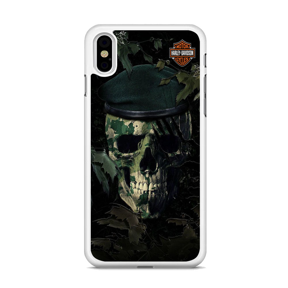 Harley Davidson The Army Camo iPhone Xs Max Case