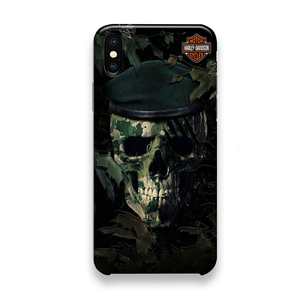 Harley Davidson The Army Camo iPhone Xs Case