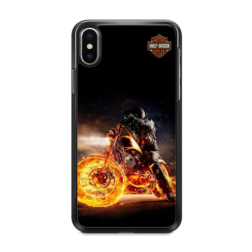 Harley Davidson The Dark Rider iPhone X Case