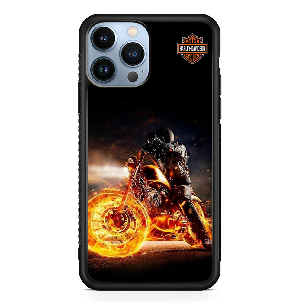 Harley Davidson The Dark Rider iPhone 13 Pro Max Case