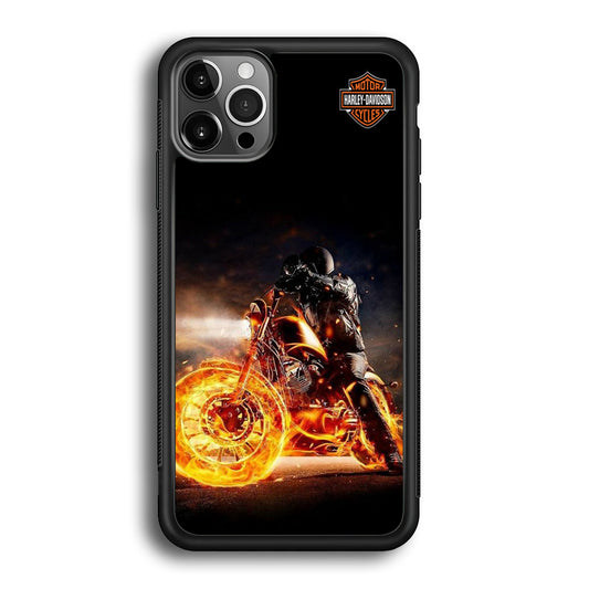 Harley Davidson The Dark Rider iPhone 12 Pro Case