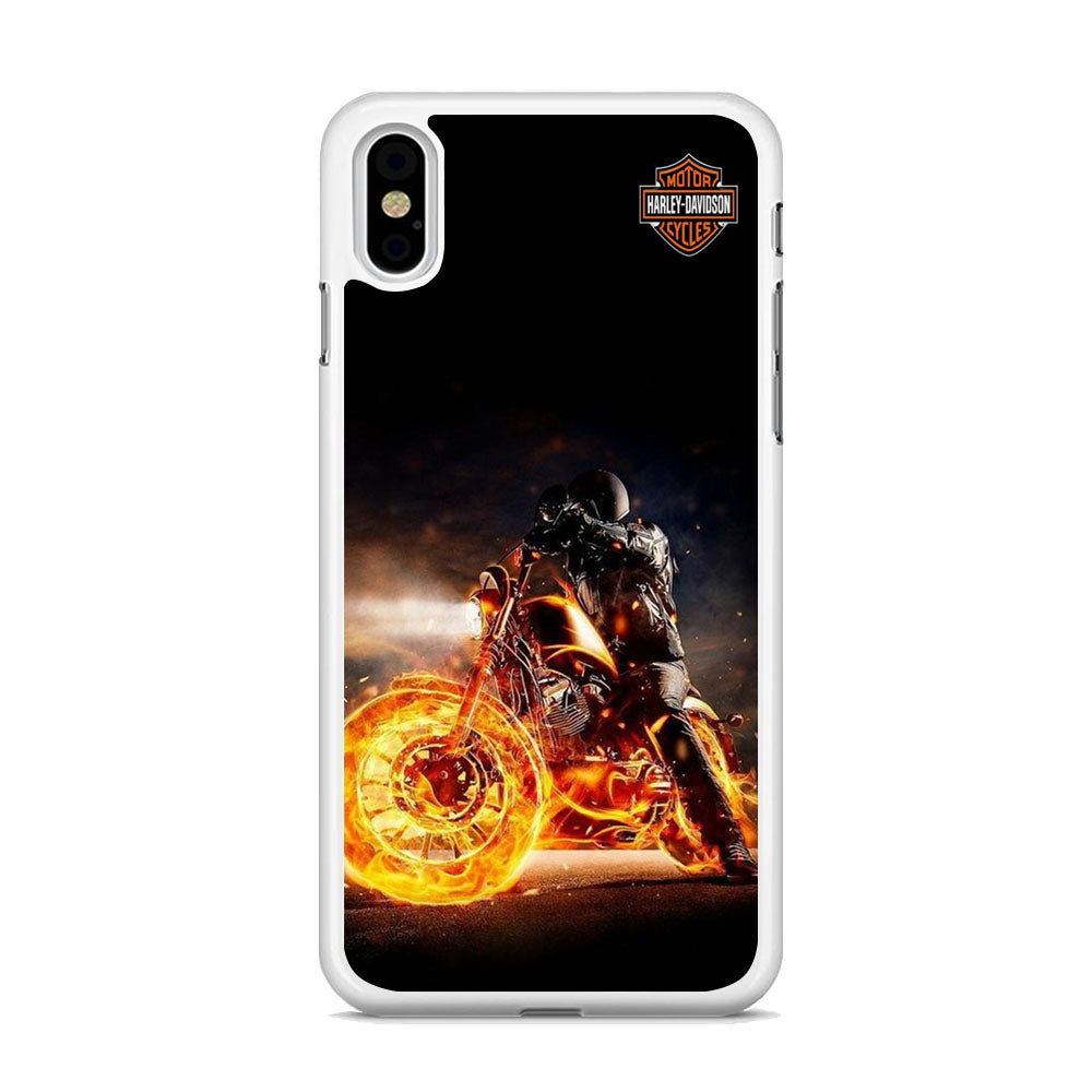 Harley Davidson The Dark Rider iPhone Xs Max Case