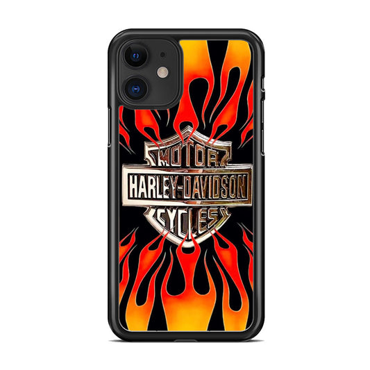 Harley Davidson The Flame Icon iPhone 11 Case