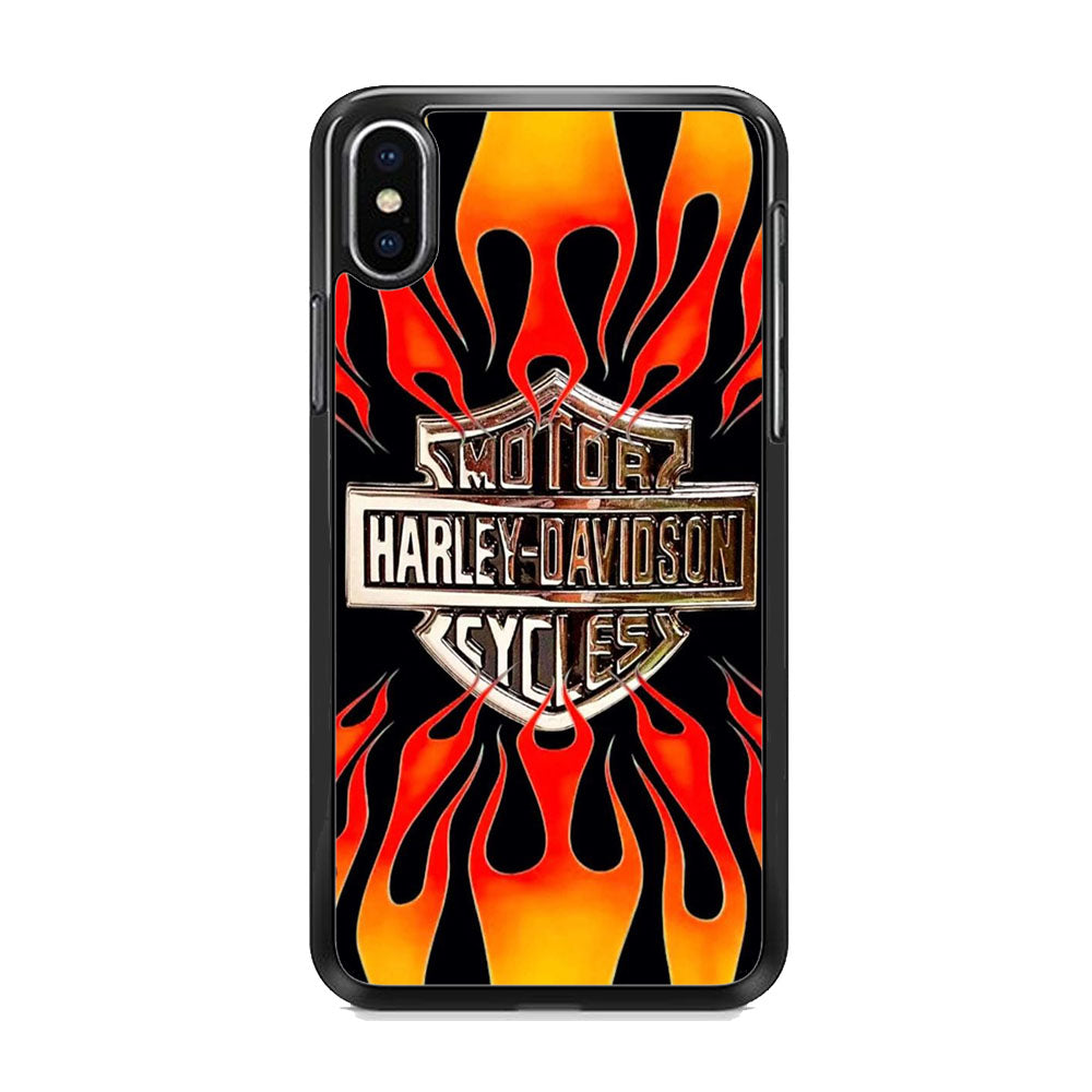 Harley Davidson The Flame Icon iPhone Xs Case