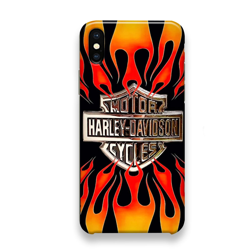 Harley Davidson The Flame Icon iPhone Xs Case