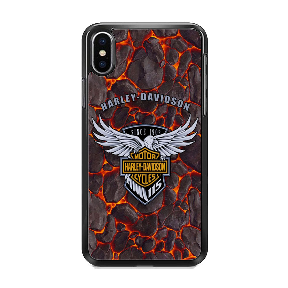 Harley Davidson The Lava Falcon iPhone X Case