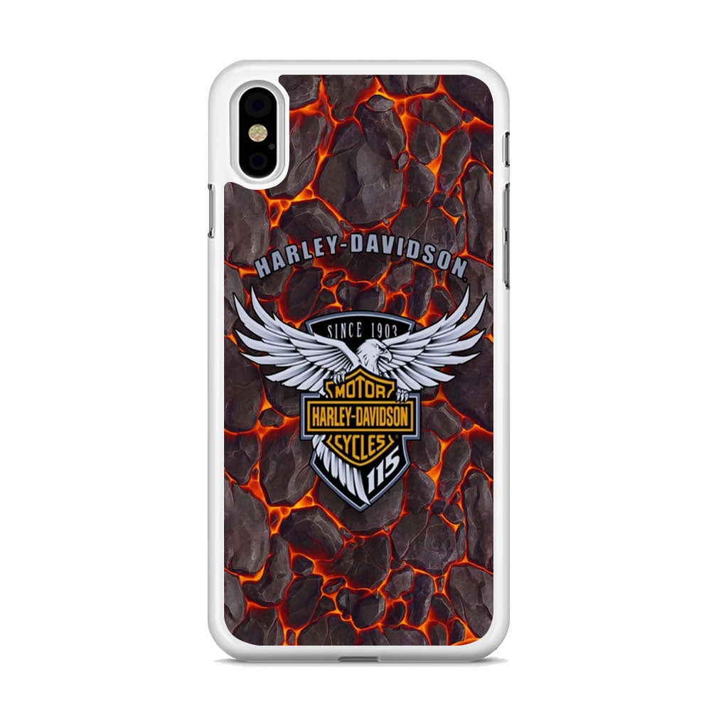 Harley Davidson The Lava Falcon iPhone Xs Case