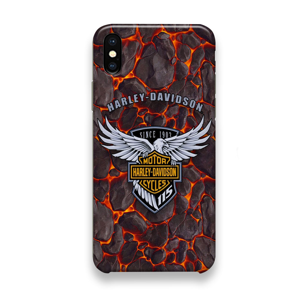 Harley Davidson The Lava Falcon iPhone X Case