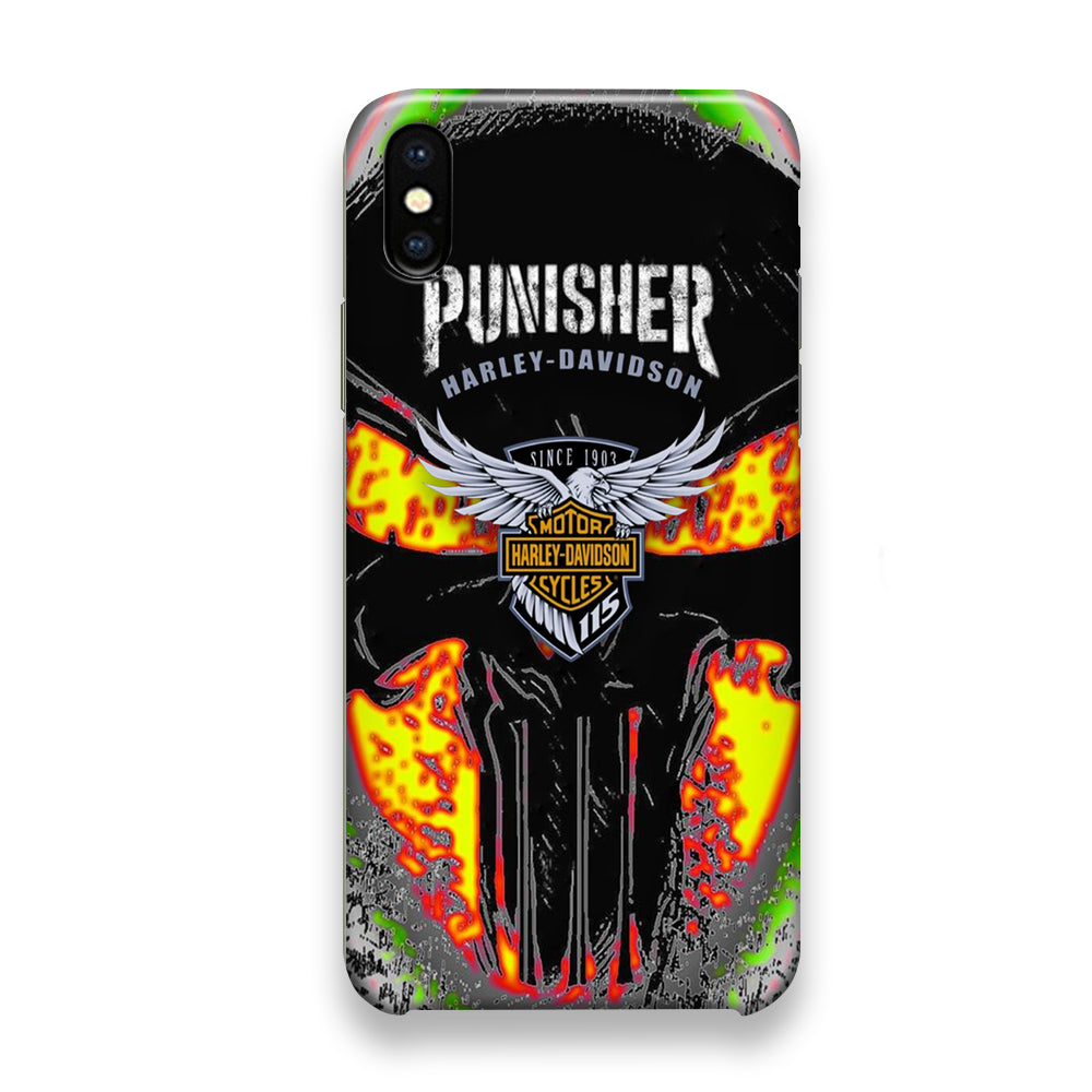 Harley Davidson The Punisher iPhone X Case