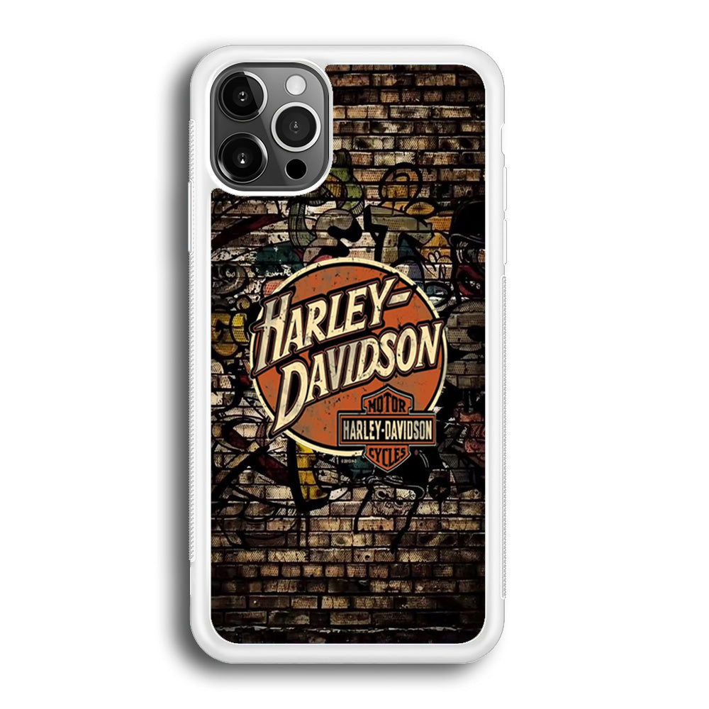 Harley Davidson Wallpaint Gravity Logo iPhone 12 Pro Max Case