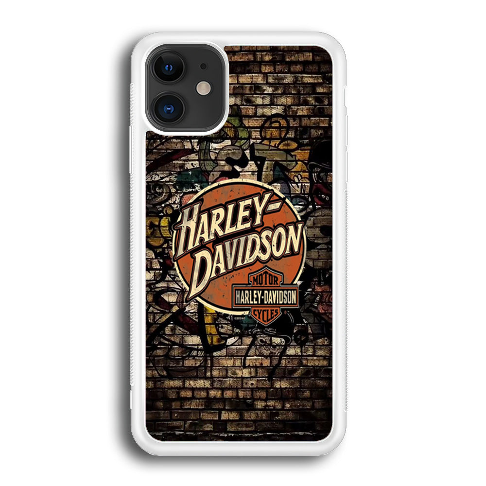 Harley Davidson Wallpaint Gravity Logo iPhone 12 Case