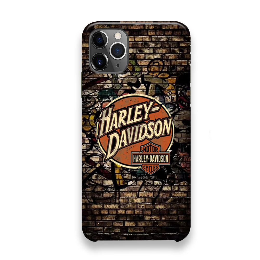 Harley Davidson Wallpaint Gravity Logo iPhone 12 Pro Max Case