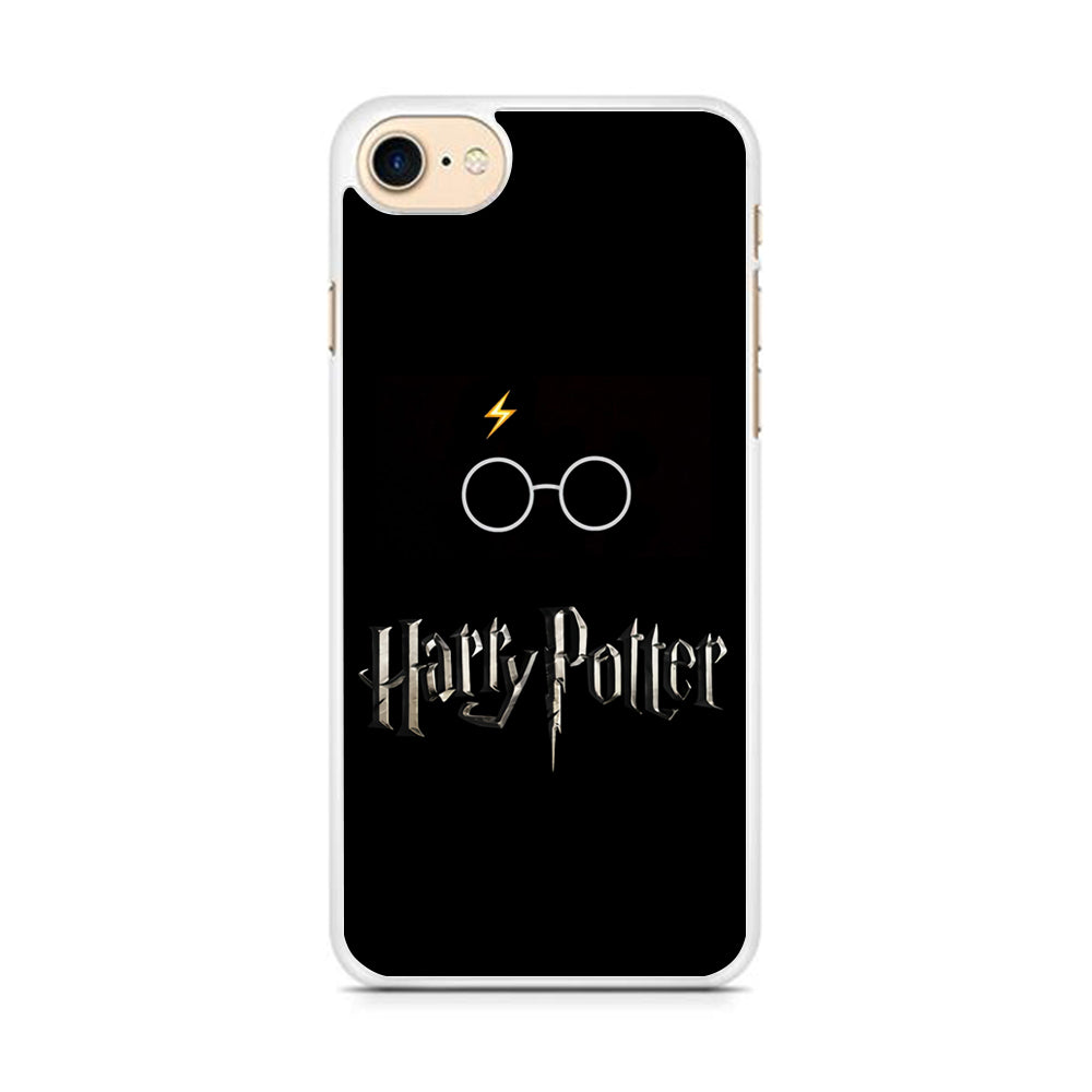 Harry Potter Glasses Symbol Black iPhone 7 Case