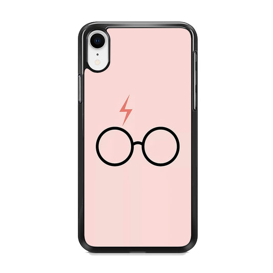 Harry Potter Glasses Symbol Pink iPhone XR Case