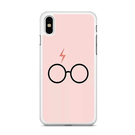 Harry Potter Glasses Symbol Pink iPhone X Case