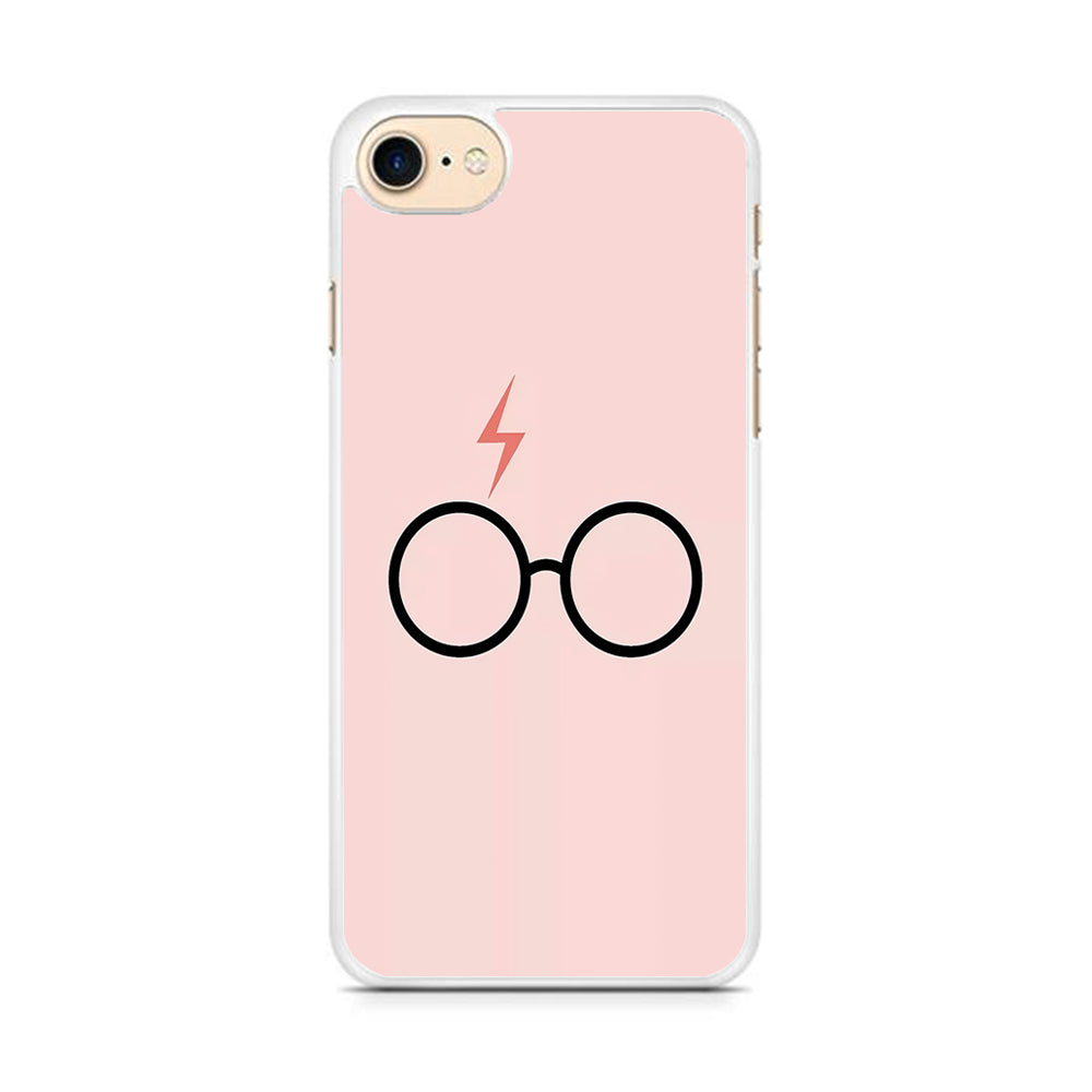 Harry Potter Glasses Symbol Pink iPhone 8 Case