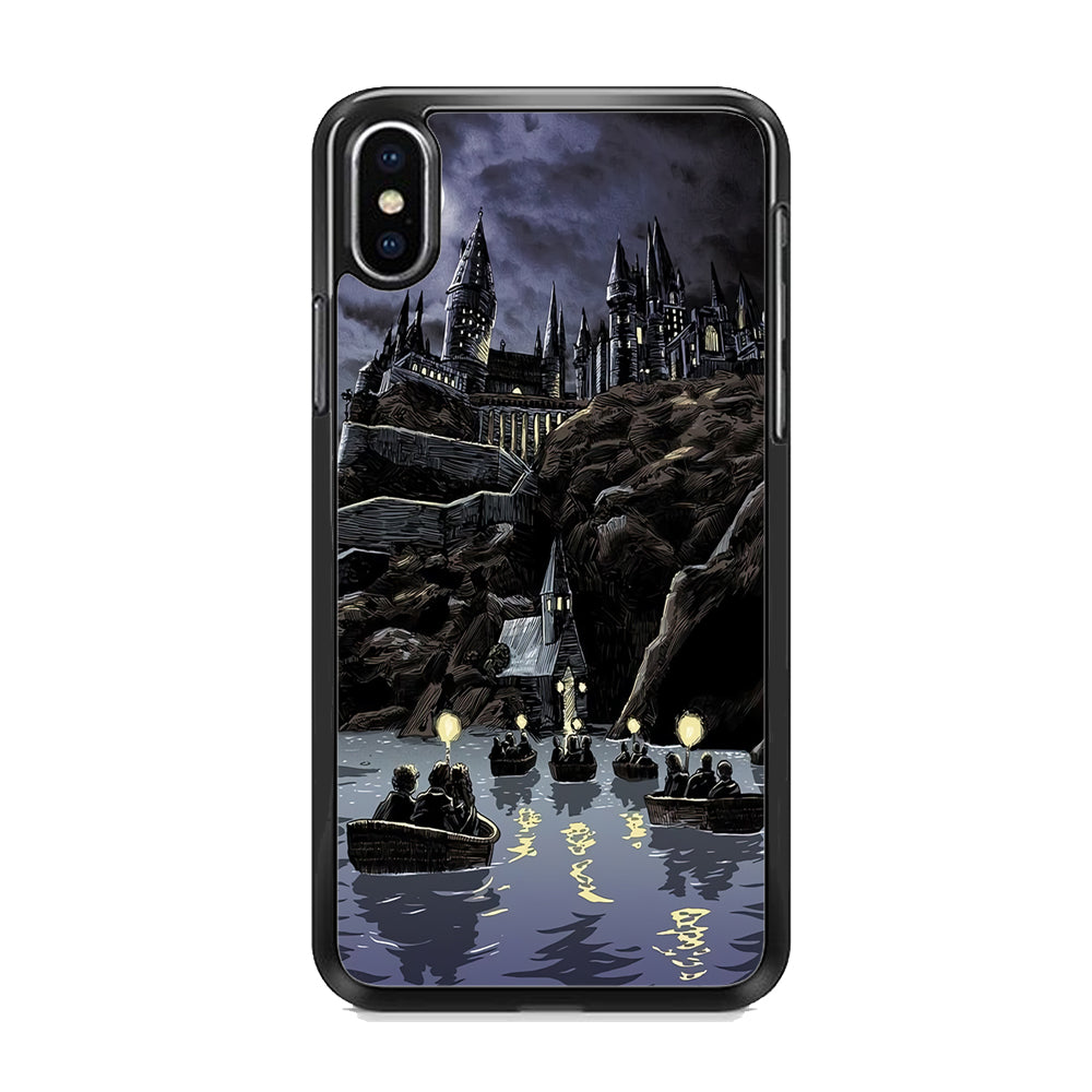 Harry Potter Hogwarts Painting  iPhone X Case